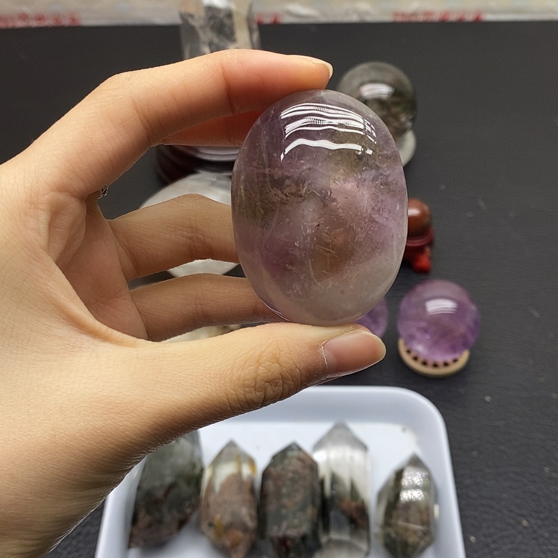 水晶珠宝半成品未镶嵌147水晶石