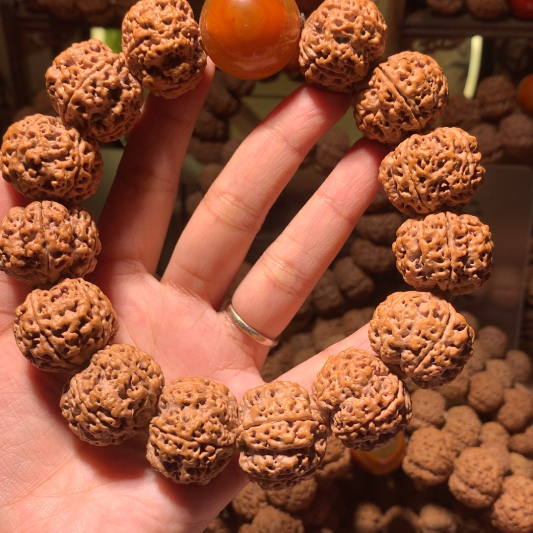 东***哥金刚菩提手串25。        