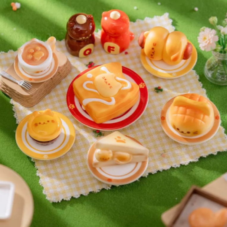 【对对碰】可爱面包蛋糕diy树脂装饰品冰箱贴娃娃屋微缩树脂摆件