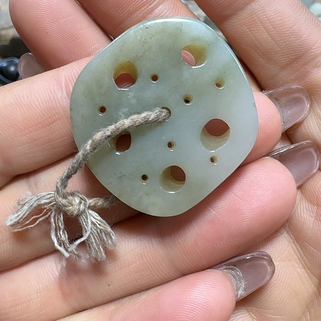 和田玉车挂未镶嵌