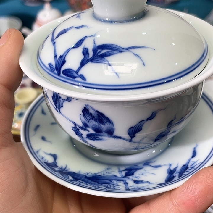 景德镇陶瓷主人杯13344