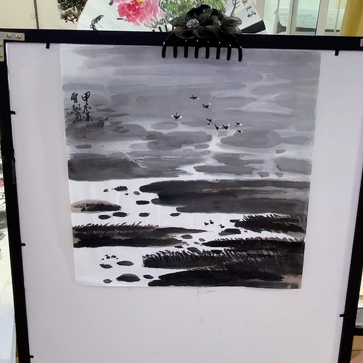 国画张圣敏先生纯手绘作品