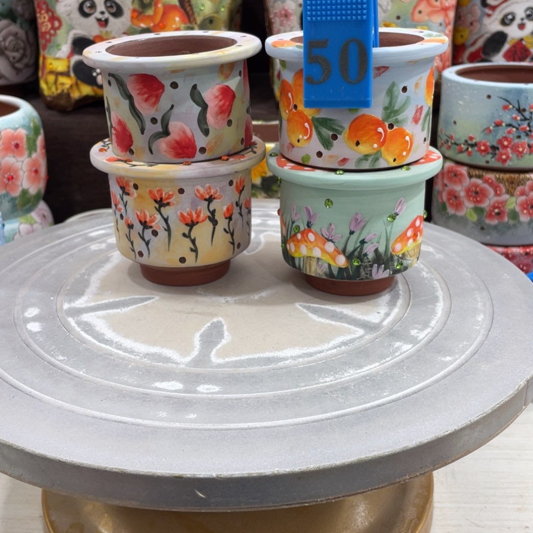 红陶多肉花盆特价