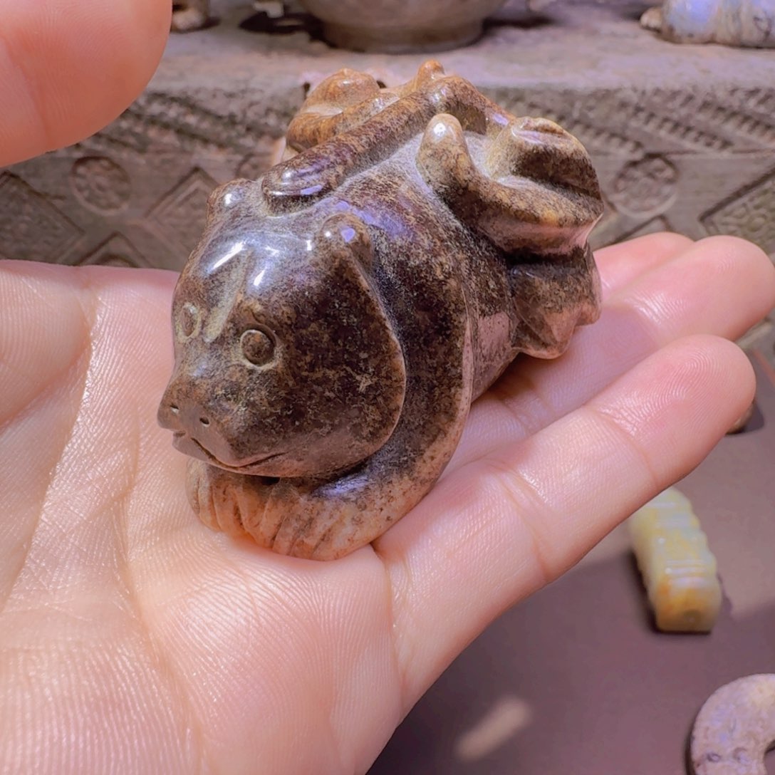 手链未镶嵌和田玉（糖玉）农**蛇