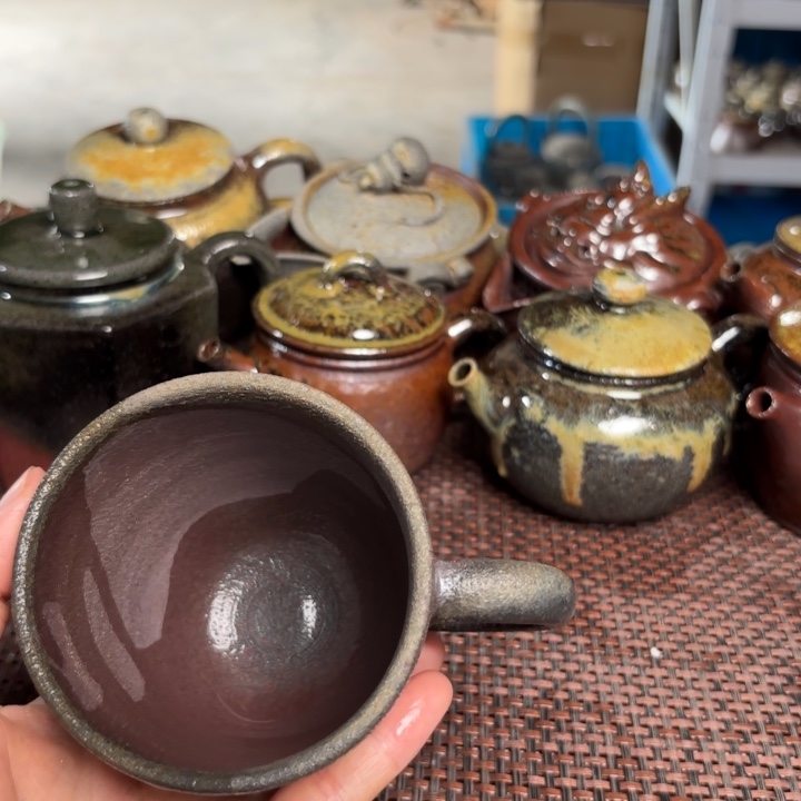 茶杯紫砂失圆马克240