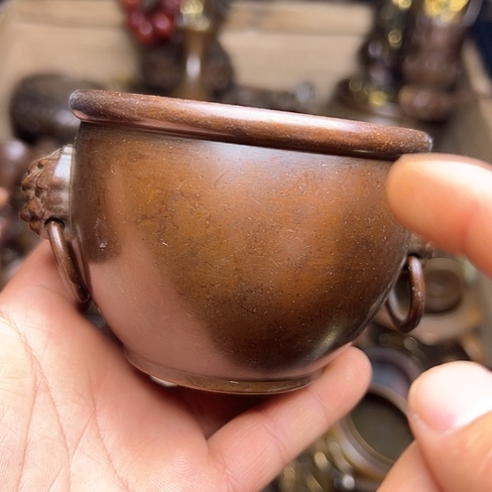 铜制工艺把玩摆件