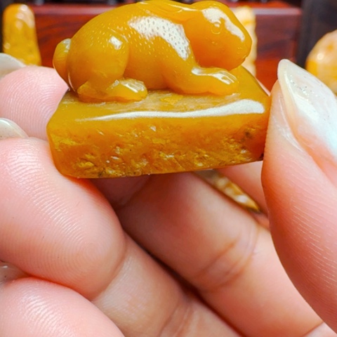 寿山石其他圣***卖田黄印章