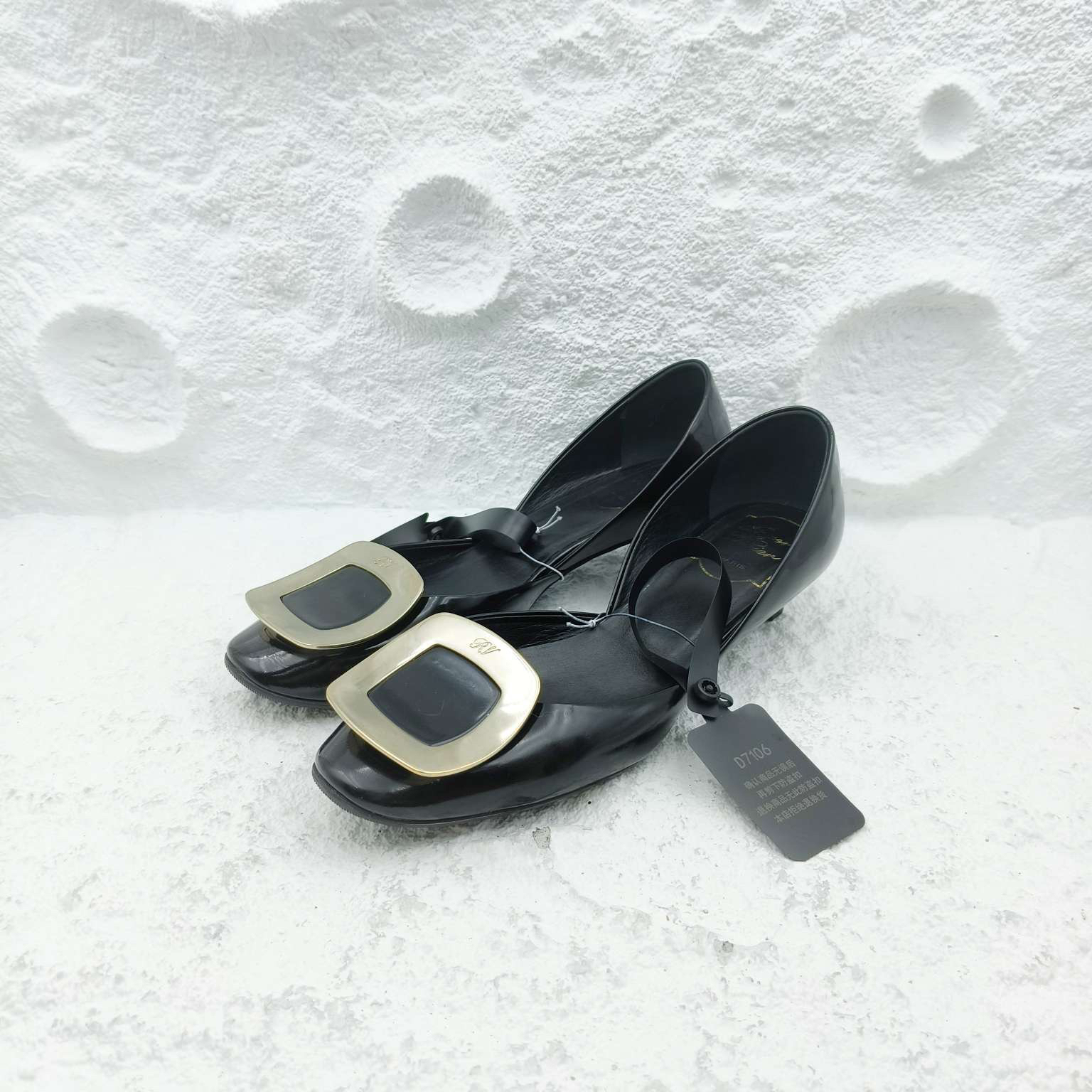 99新 Roger Vivier/罗杰·维威耶 35.5码/黑色高跟鞋/非全新