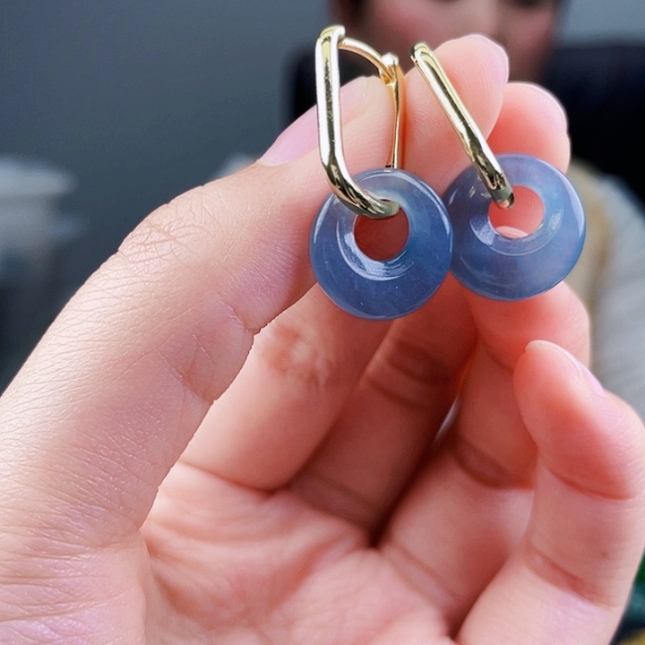 翡翠耳饰未镶嵌饰品