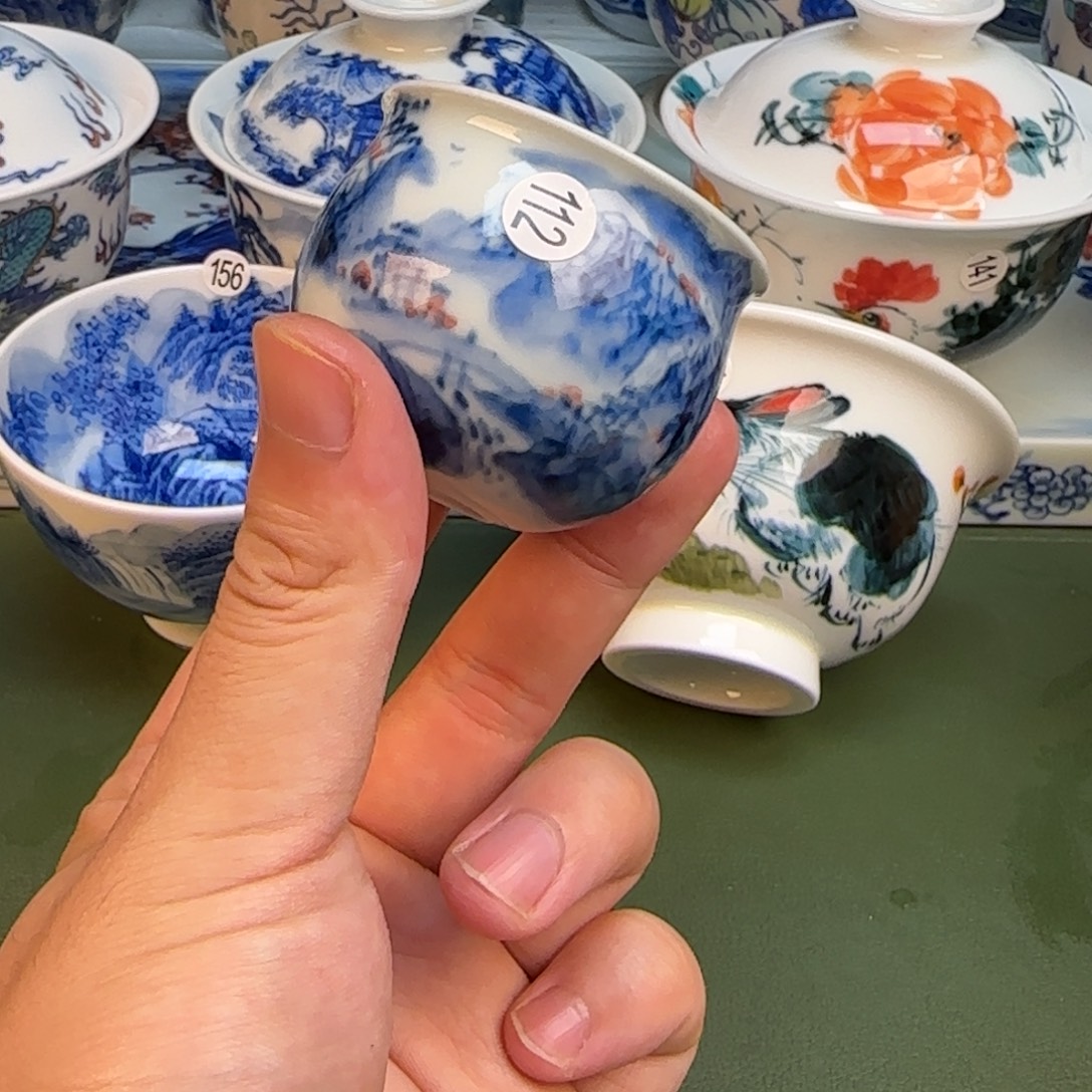 彦祖纯手工手绘茶具112