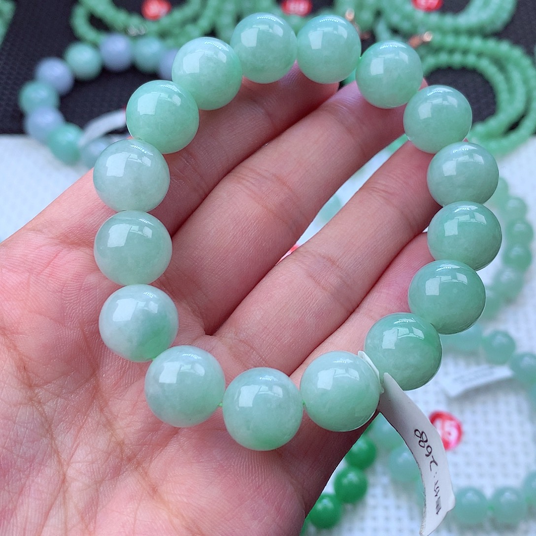 翡翠未镶嵌毛衣链