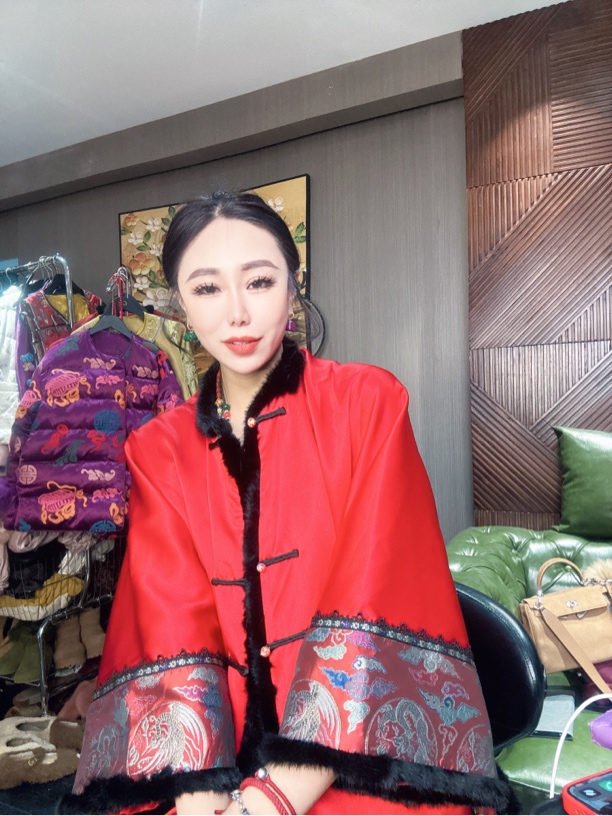 6869-1《如意外套》重工刺绣绣花新中式外套时尚