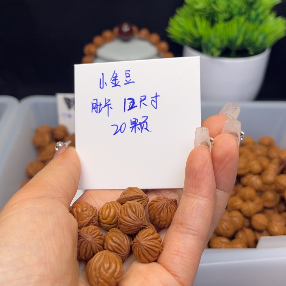 桃核吊坠小金豆12尺寸