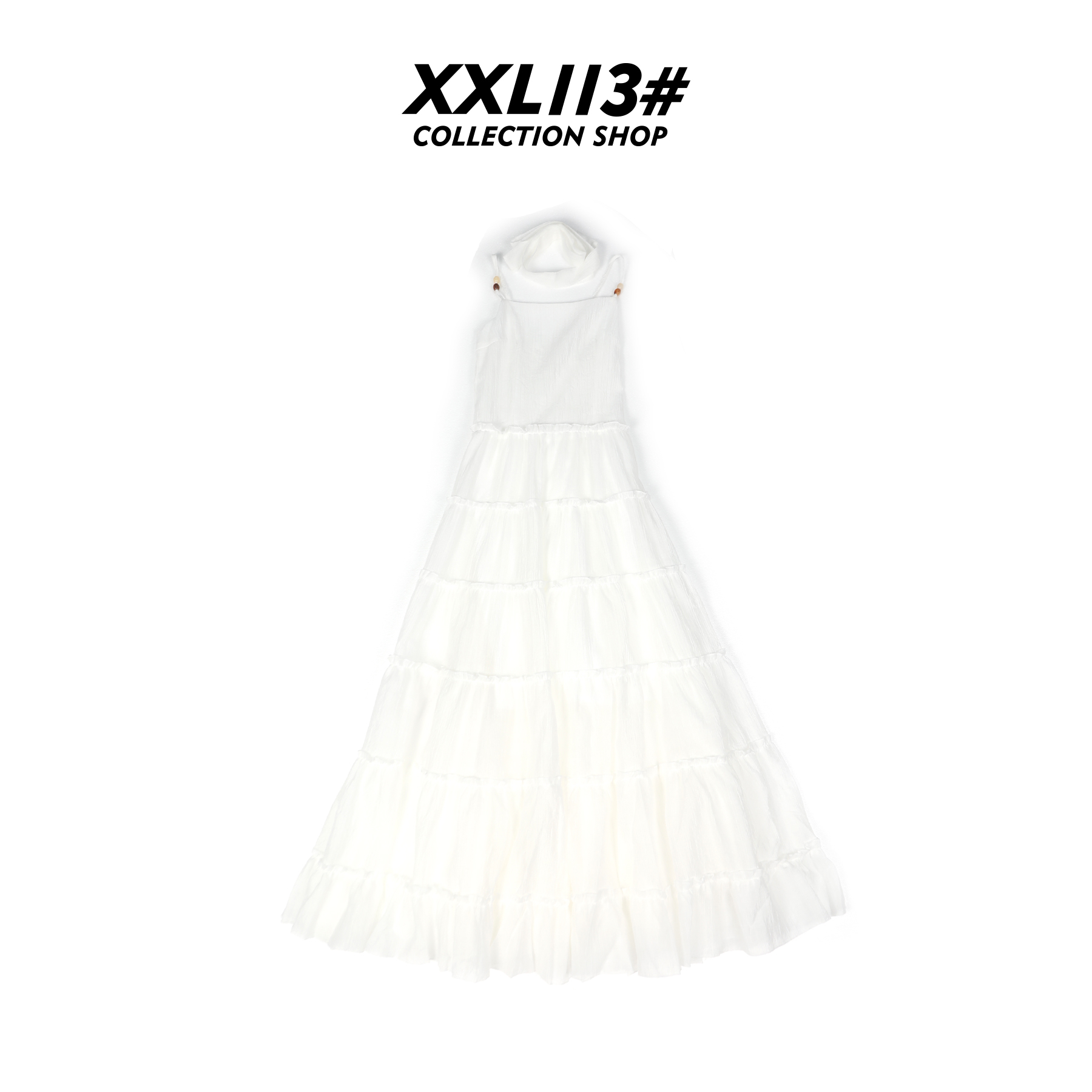 113* CENTRALIZED SHOP春季长裙法式温柔风背心连衣裙X5F15D5774