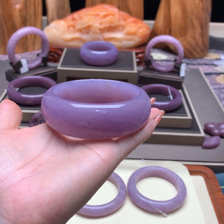 凌***开石英质玉手镯未镶嵌