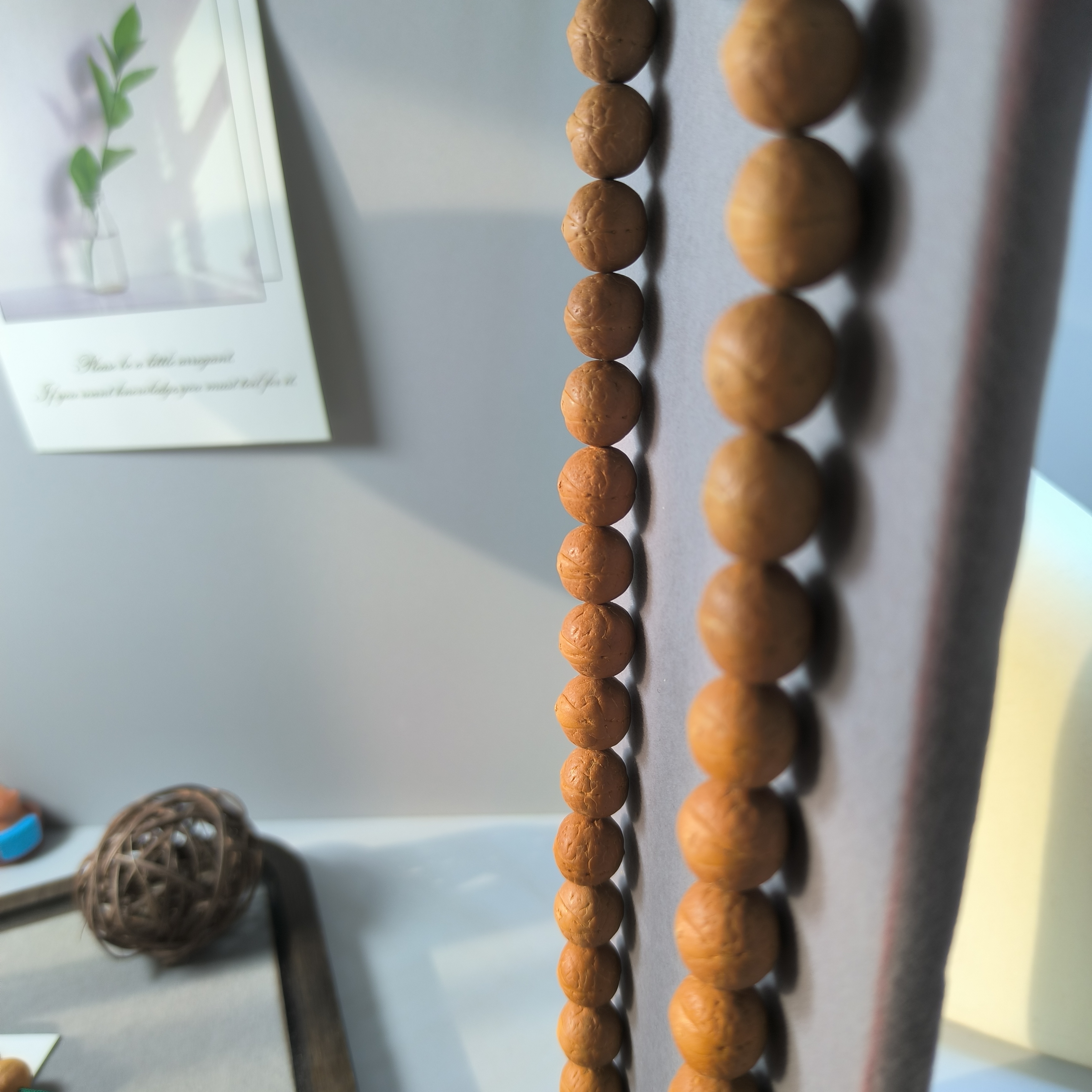 【WF115249】11.5mm凤眼高品质尼泊尔文玩手串108颗念珠高密