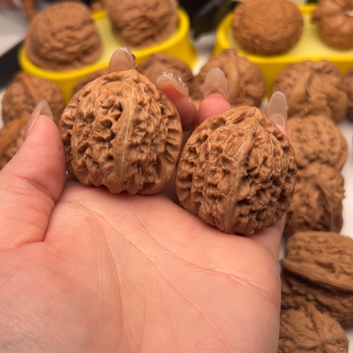 ****蓝文玩核桃吊坠麻核桃1