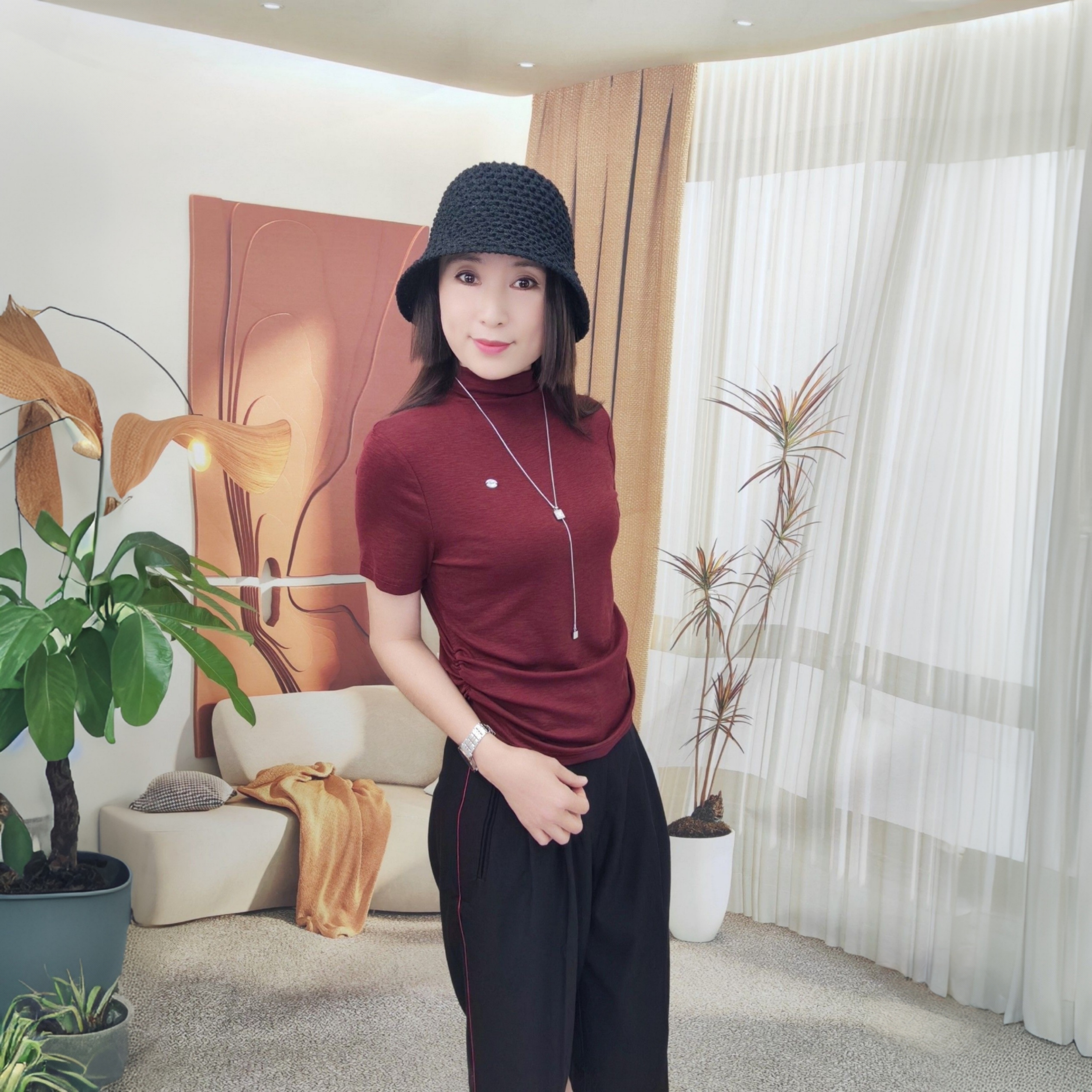 打底衫女内搭秋冬新款多色短袖t恤女装早秋装纯色显瘦韩系上衣服