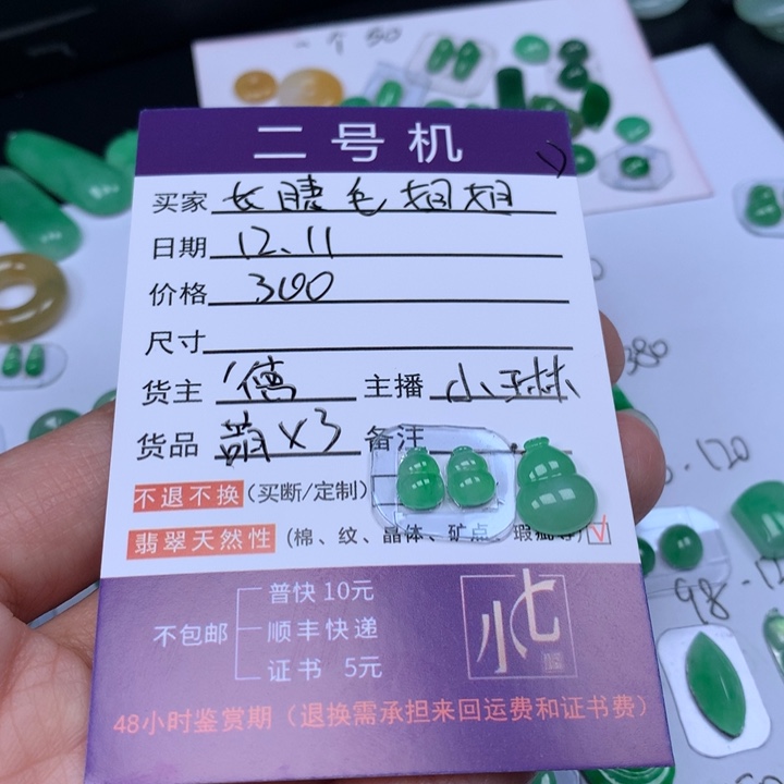 颈饰未镶嵌翡翠长****?翡翠