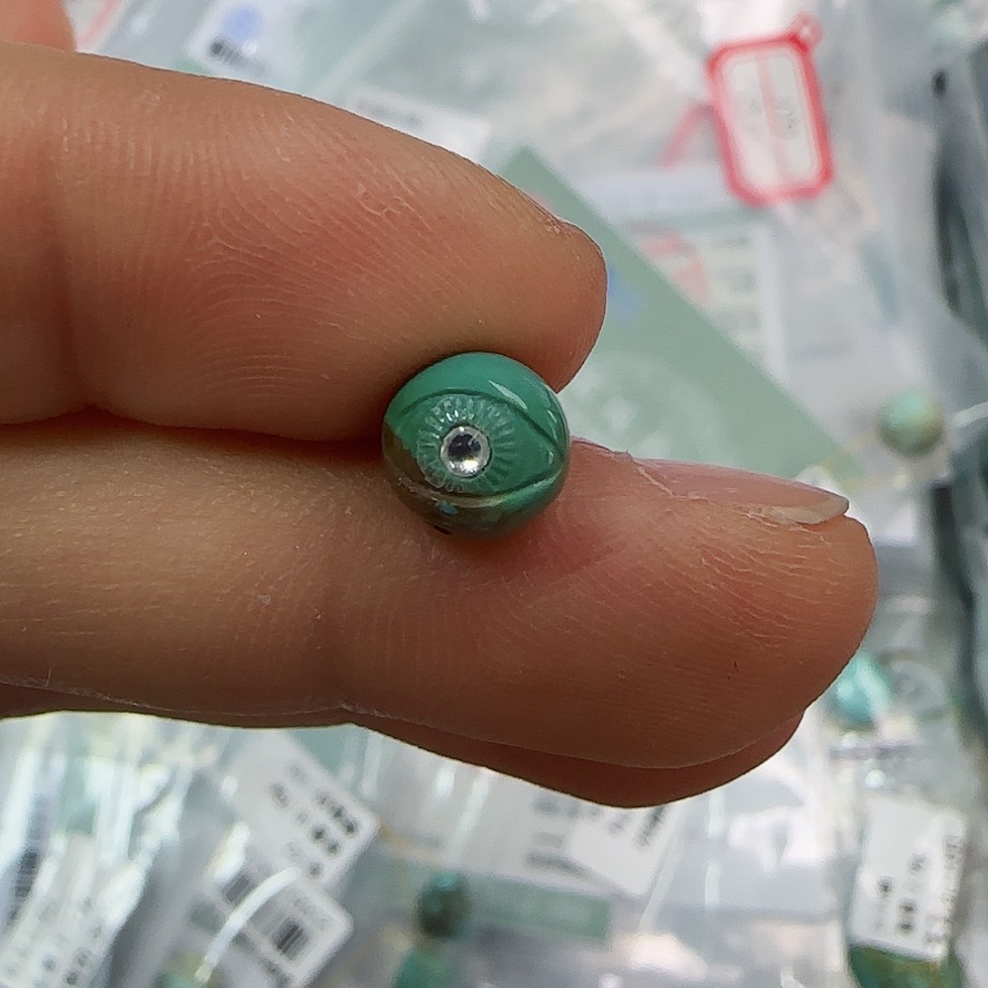 绿松石珠宝半成品未镶嵌