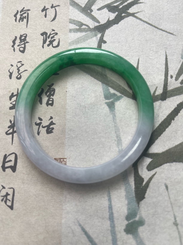 W1994➕五四缅甸翡翠手镯