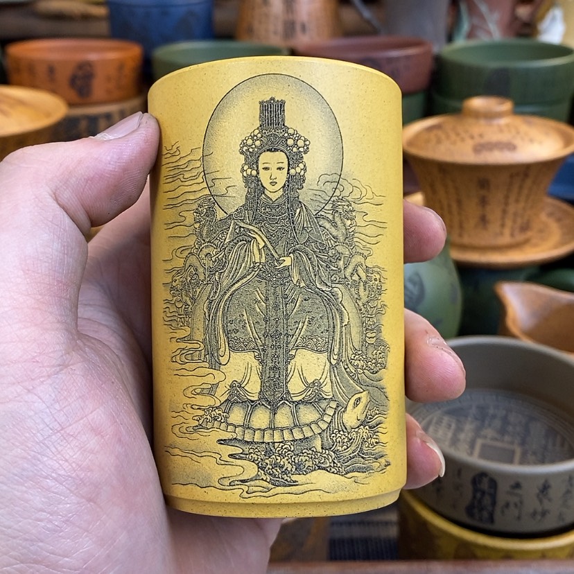 【闪购商品】紫砂杯子宜兴全手工紫砂杯