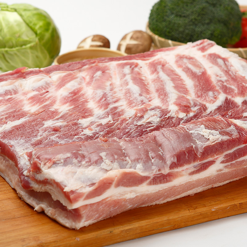 五花肉嘉兴本地土猪粮食慢养保鲜包装发货不冷冻