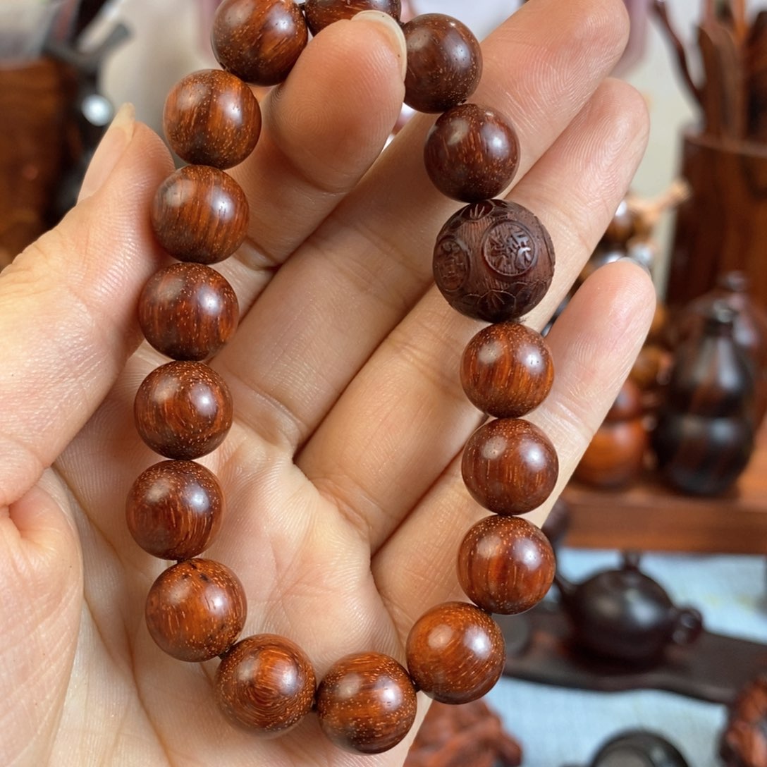 木小叶紫檀手串手把