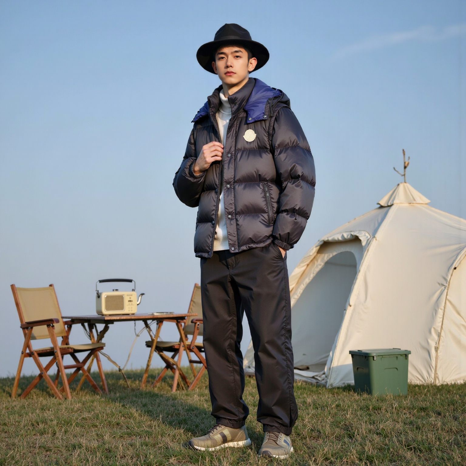 【奢级柜货】羽绒服男女同款二合一马甲外套一体25年新款保暖外套