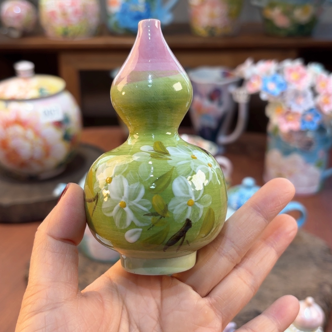 景德镇手绘高温釉下彩陶瓷茶具