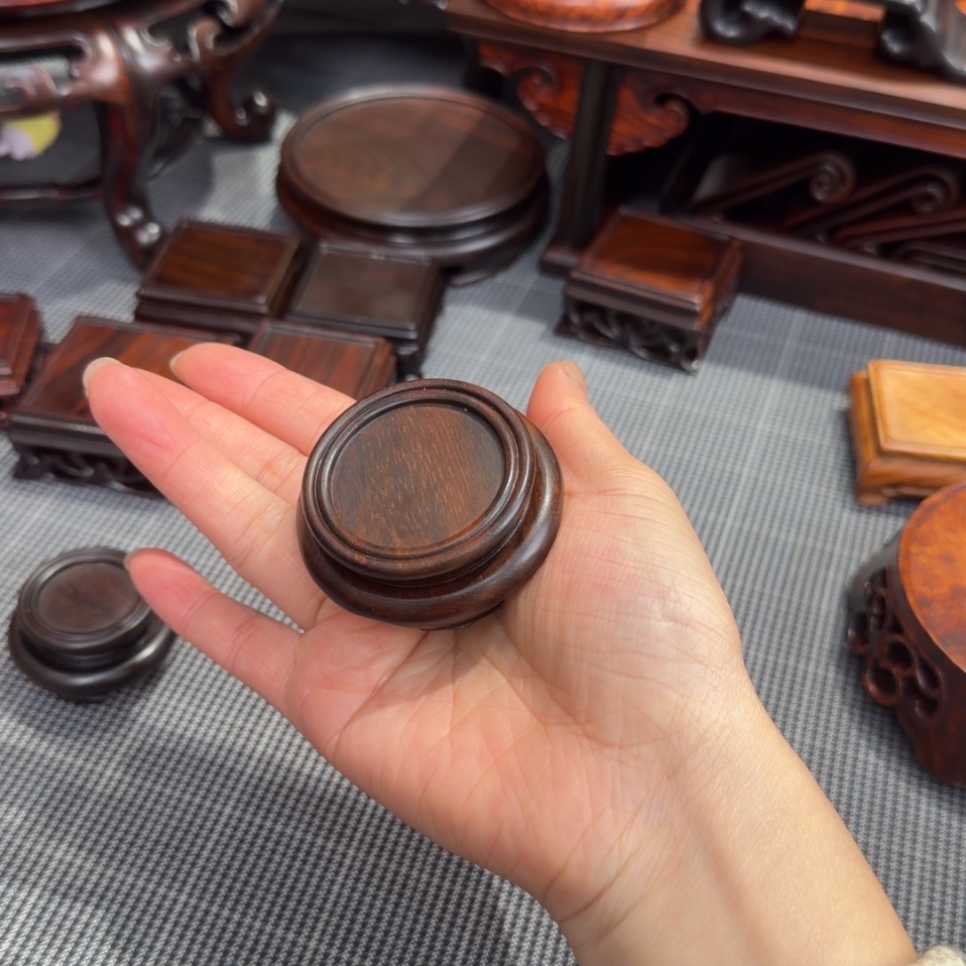 Z***-木大红酸枝交趾黄檀底座