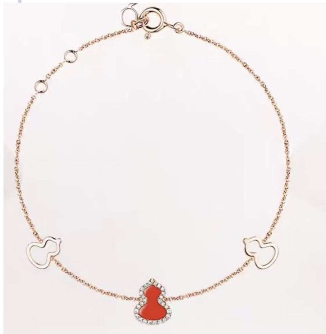 高定镀18k三葫芦围巾简约时尚