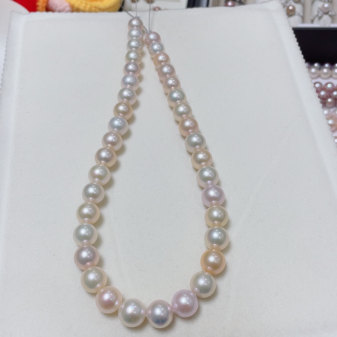 知****淡水珍珠颈饰银S925镶嵌