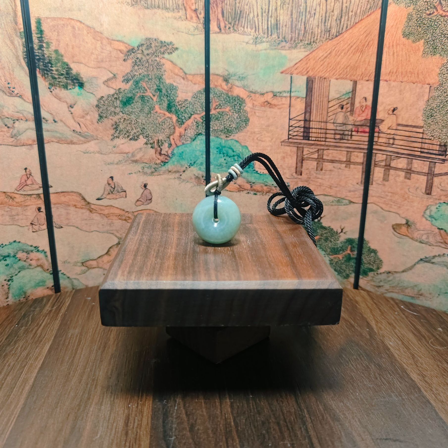 E和田玉平安扣吊坠0641