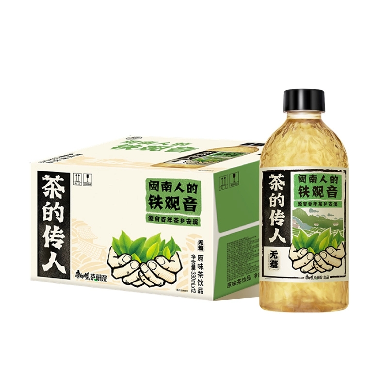 康师傅茶传人0糖0脂无糖铁观音青柑普洱凤凰单丛茶饮料夏日解渴饮
