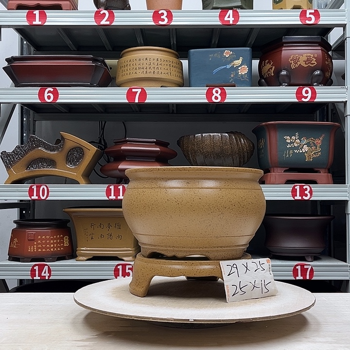 紫砂花盆紫砂花盆