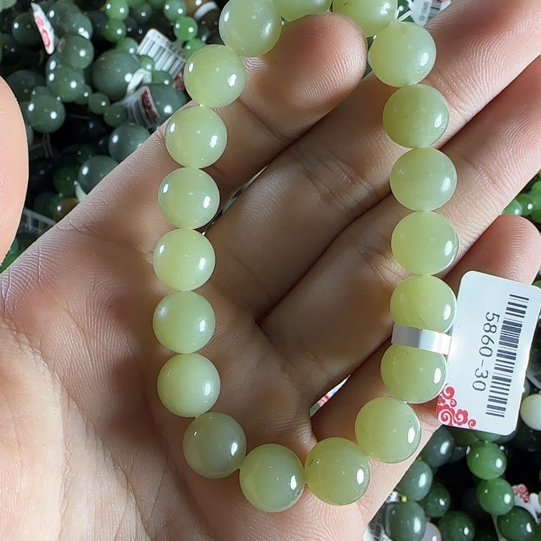 和田玉手链未镶嵌23