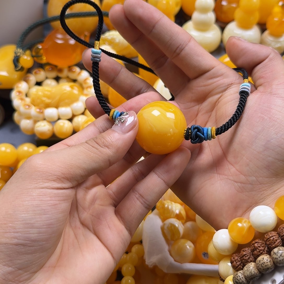 蜜蜡珠宝奇石未镶嵌33mm