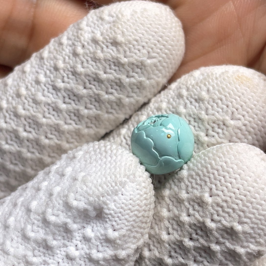 未镶嵌绿松石吊坠(不含链)花开富贵
