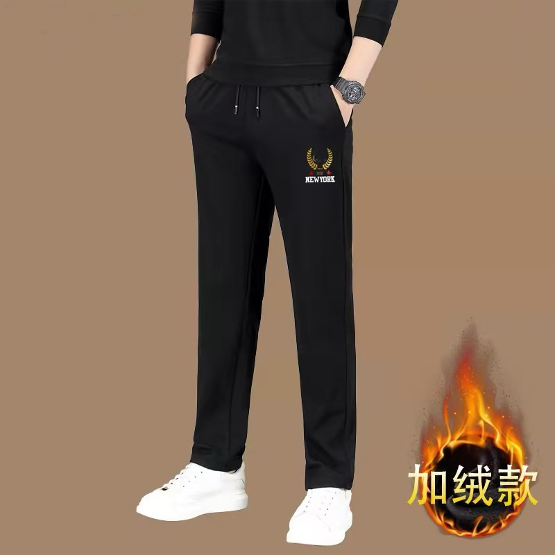 C28男女同款秋冬加绒加厚羊羔绒休闲裤（表面有浮毛介意勿拍）0720