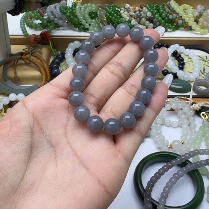 勿***忘和田玉未镶嵌手链