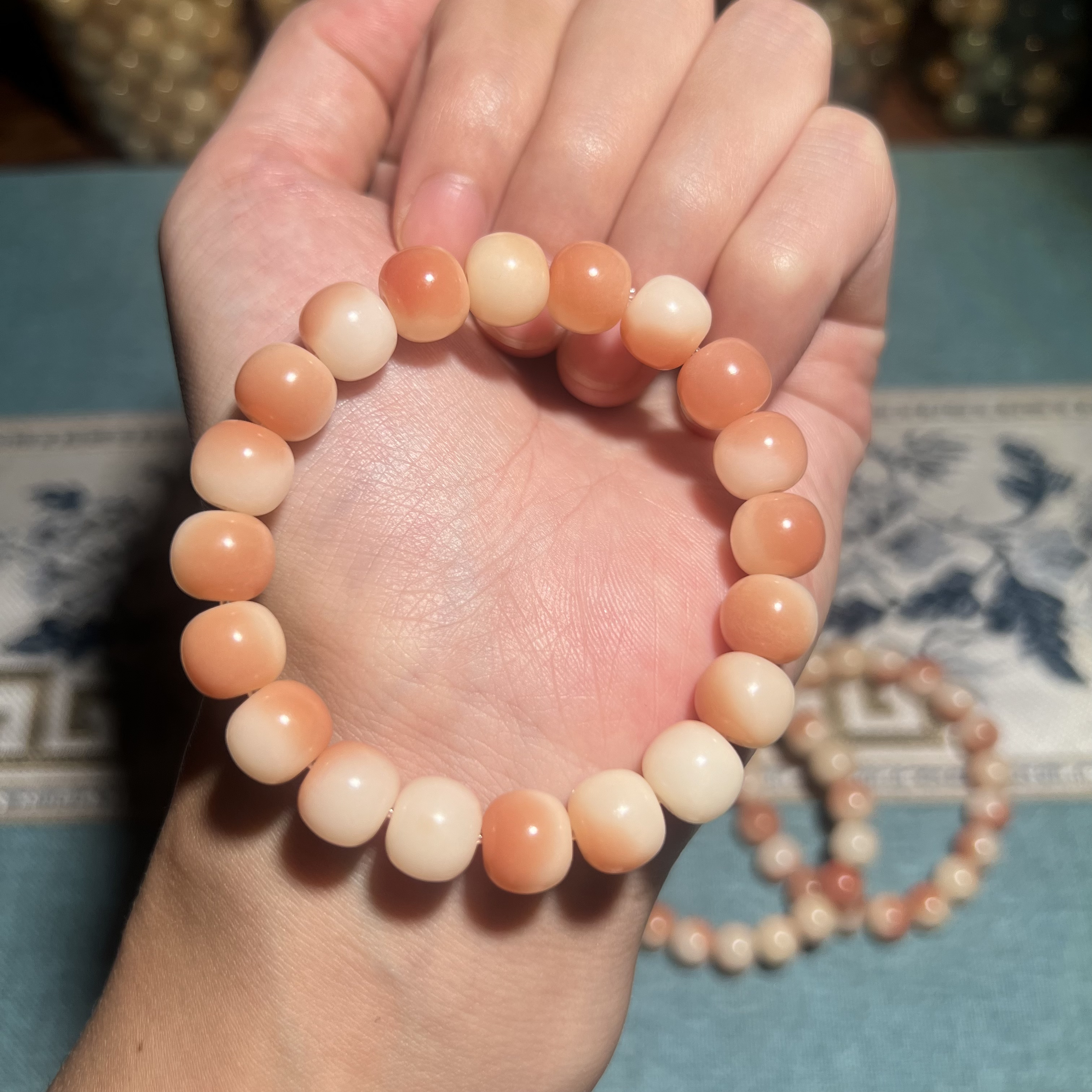 胖苹果 菩提根手串单圈指尖绕指柔