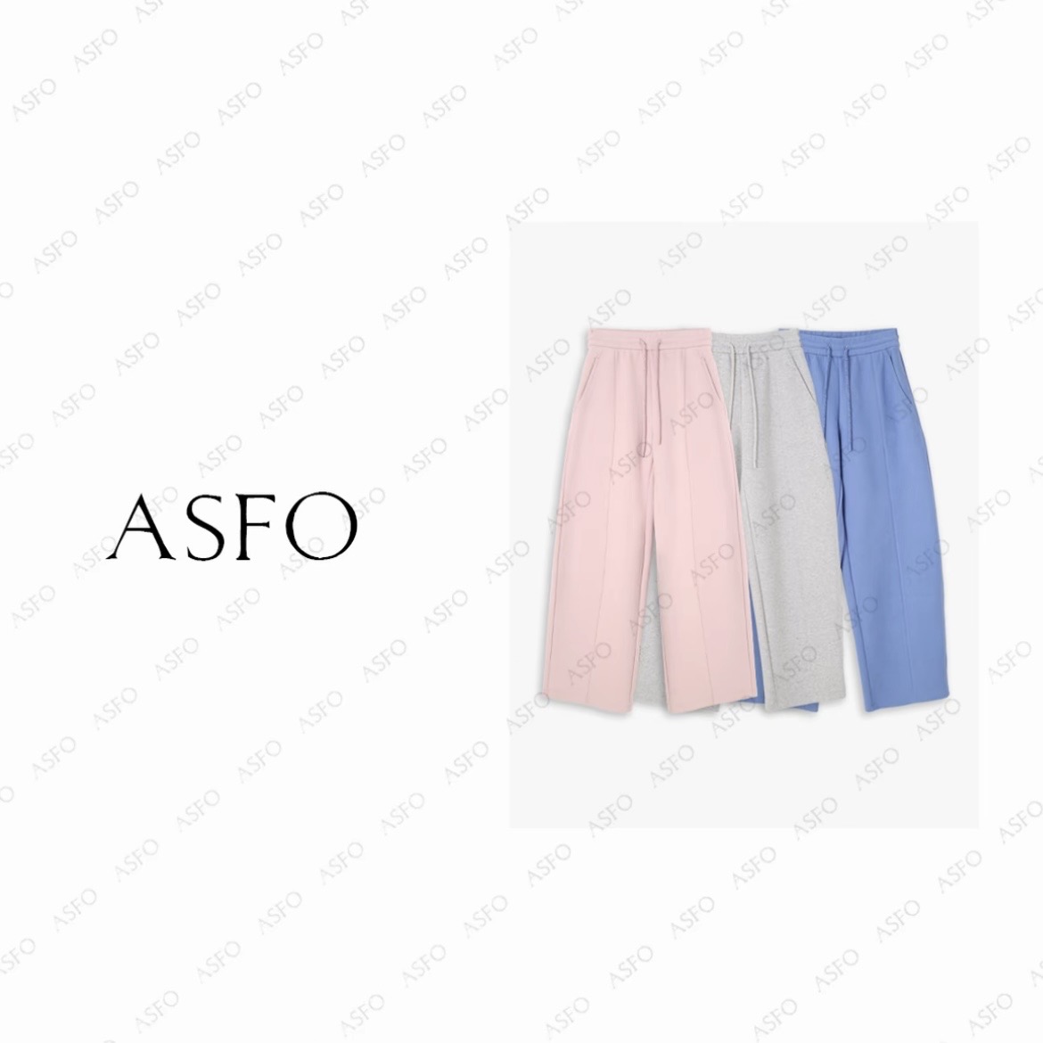 【AS科耐丽】铭顺定制自发热抗菌蓄暖松紧腰休闲卫裤AS25DXXK05051 