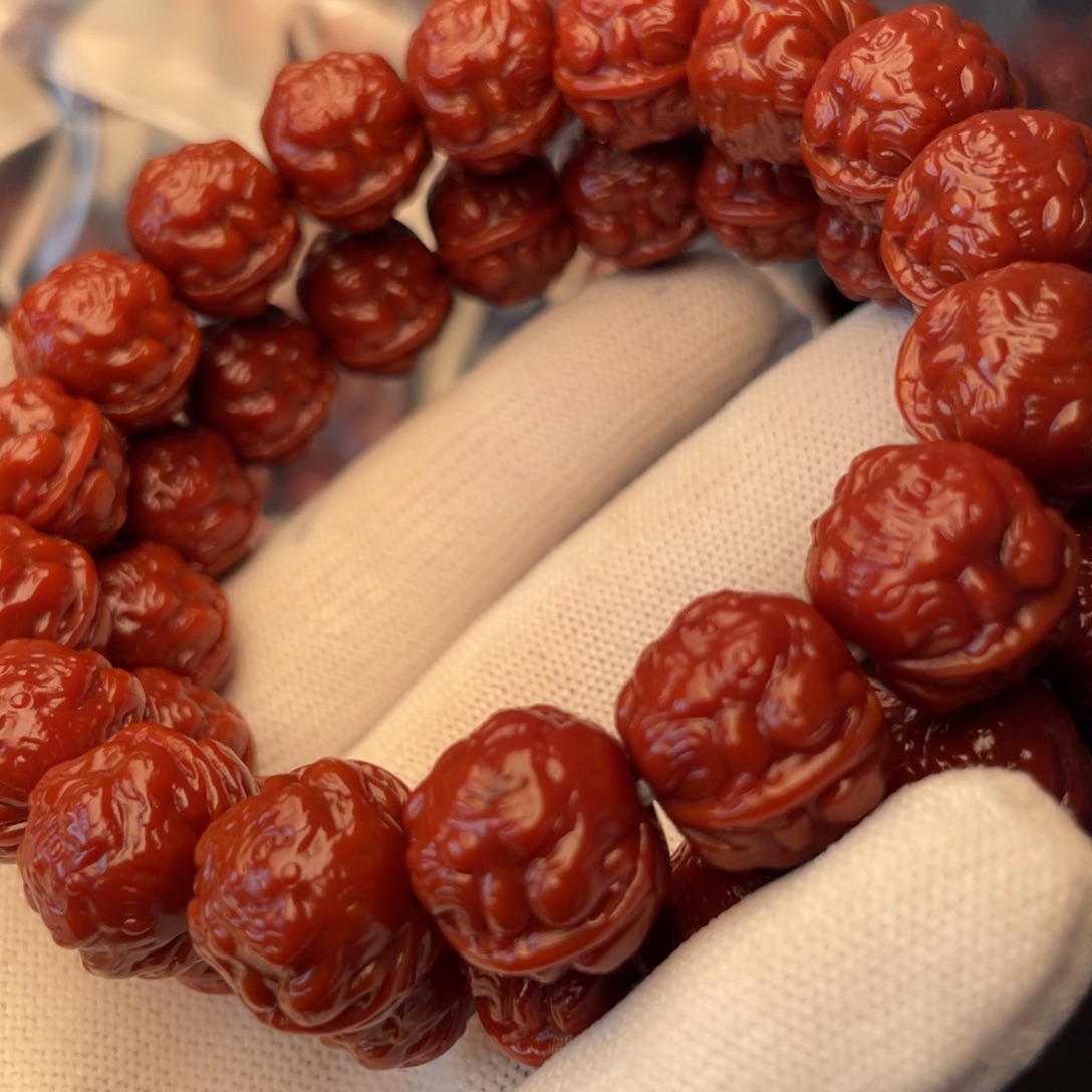 军***猴头核桃手串蟾王