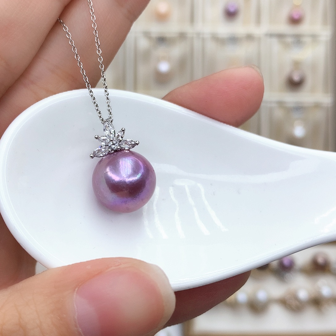 淡水珍珠颈饰合金