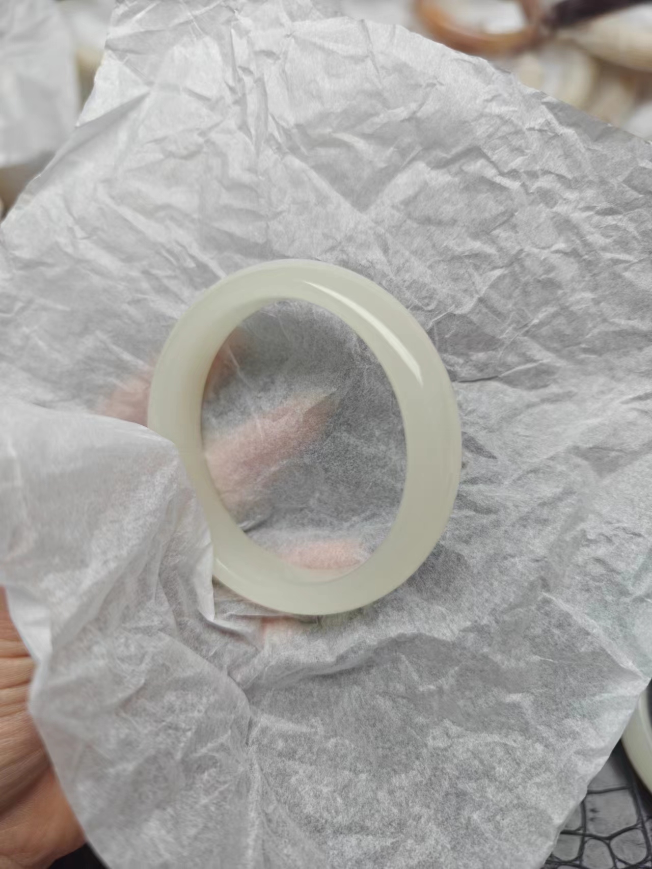 晴水石英质玉白色气质少女百搭时尚（多样性发其一，所见即所得）