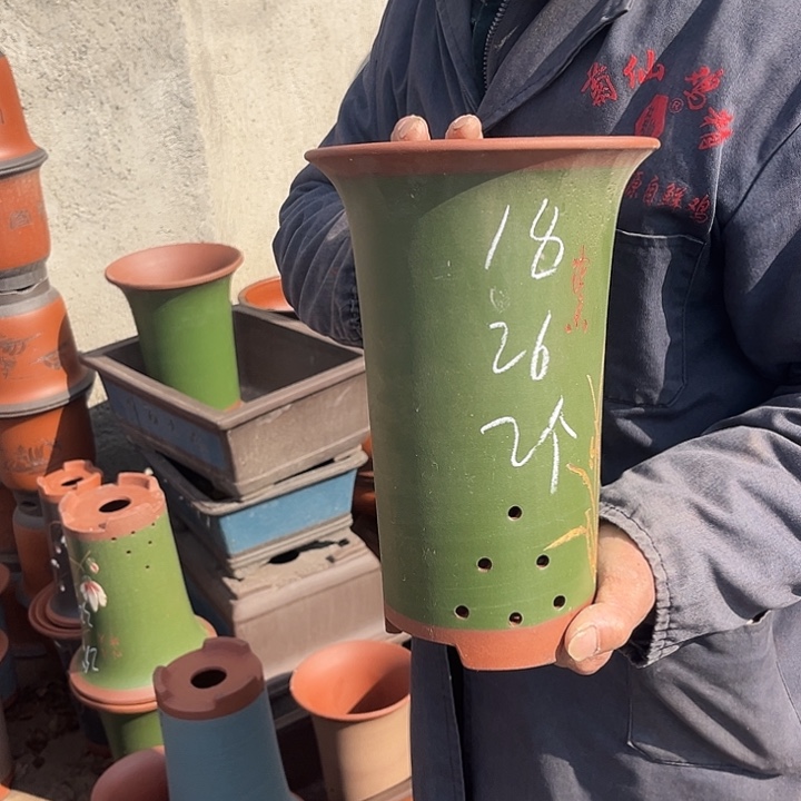 紫砂紫砂花盆也可以