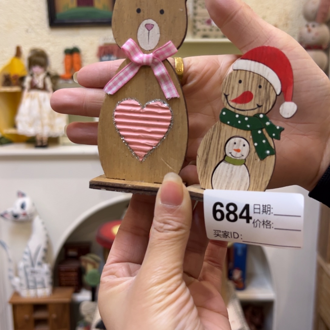 木外贸出口样品挂件摆件微瑕684