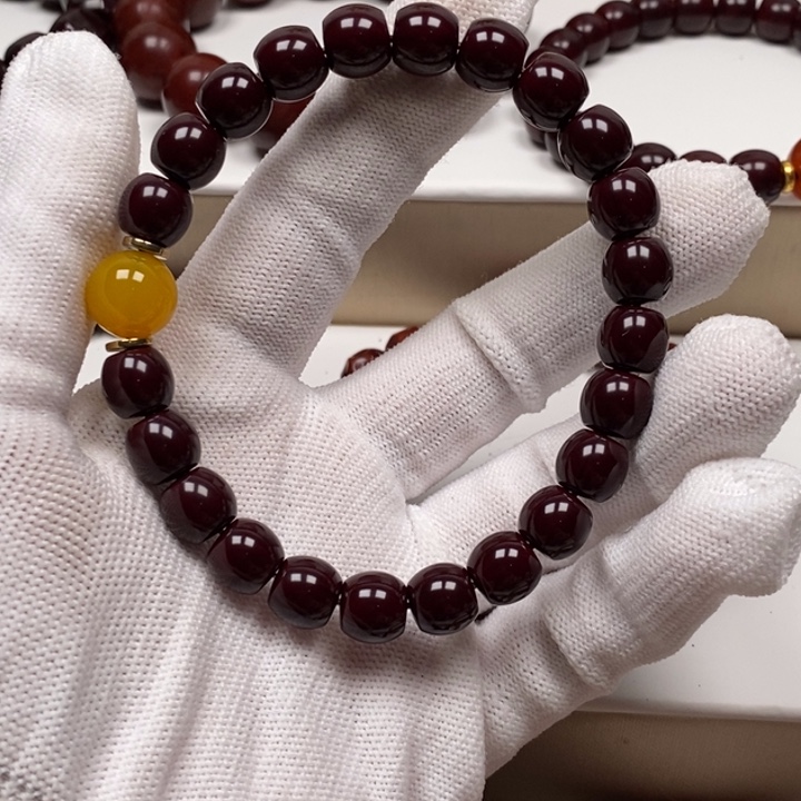 核桃手串/手链沉***羊猴头雕刻