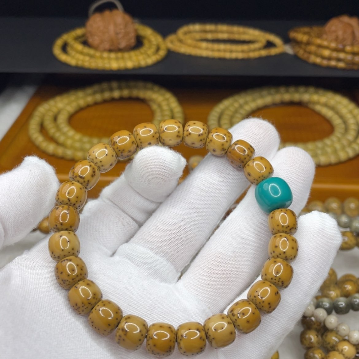 【闪购商品】星月菩提手串SS级金款10/9通体月朗星稀